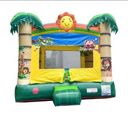 Jungle Themed Bounce House 