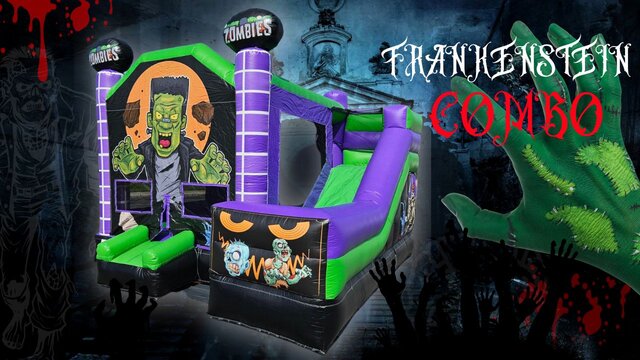 FRANKENSTEIN HALLOWEEN COMBO BOUNCE HOUSE WITH SLIDE