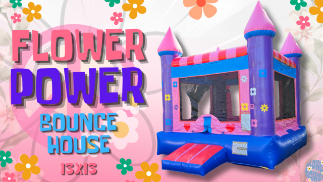 FLOWER POWER BOUNCE HOUSE 13 13