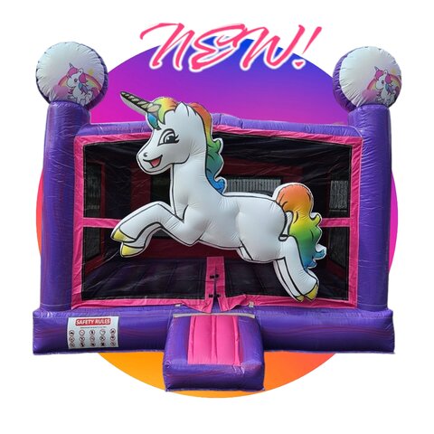 UNICORN DREAMS 13 x 13 BOUNCE HOUSE 