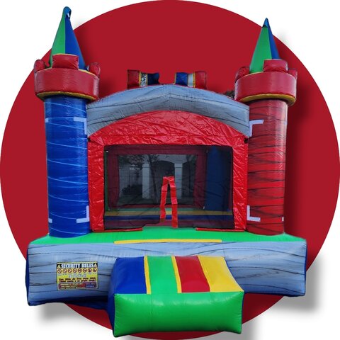 MULTI COLOR MARBLE 12x12 BOUNCE CASTLE