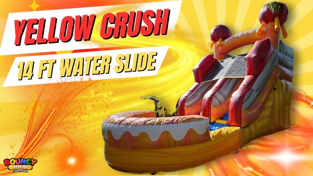 YELLOW RUSH 14 FT SLIDE