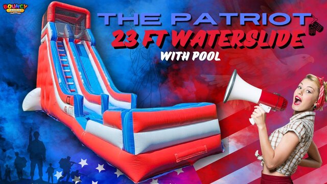 THE PATRIOT 23 FT WET/DRY SLIDE WITH POOL