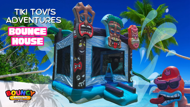 TIKI TOVI'S ADVENTURE BOUNCE HOUSE 13 x 13