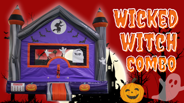 WICKED WITCH HALLOWEEN 13x13 BOUNCE HOUSE