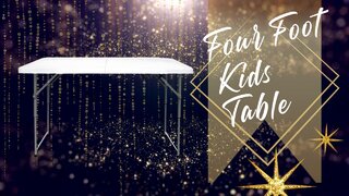 KIDS 4 FT TABLE