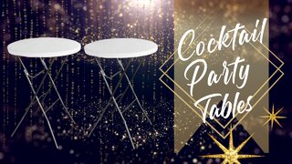 ROUND COCKTAIL PARTY TABLE