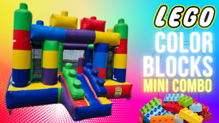 COLOR BLOCKS BOUNCE HOUSE 15 x 15