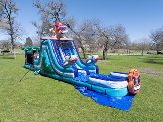 48 Ft Tiki Tovi Obstacle Course w/ Slide