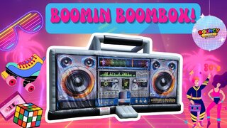 BOOMIN BOX 80'S AND 90'S THEME BOUNCE HOUSE