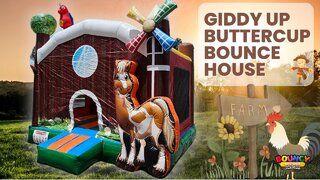 GIDDY UP BUTTERCUP 13X13 BOUNCE HOUSE