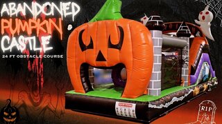 ABANDONED PUMPKIN CASTLE 24 FT OBSTACLE COURSE