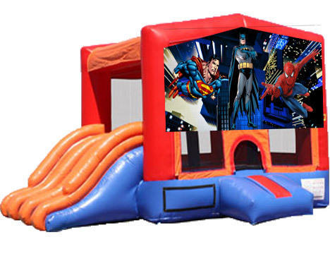 4-in-1 Combo with Double Slides - Superheroes (Dry)