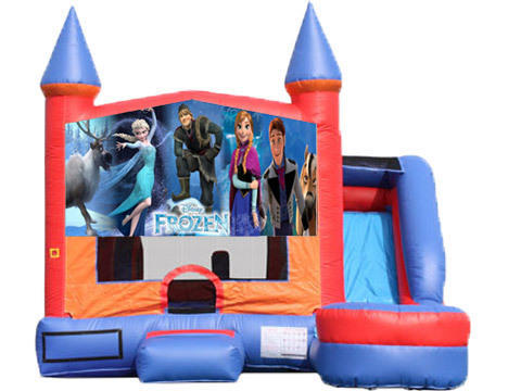 6-in-1 Castle Combo with Slide - Frozen (Dry)