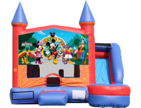 6-in-1 Castle Combo with Slide - Mickey & Friends (Dry)
