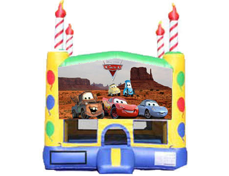 Candle Bounce House - Cars