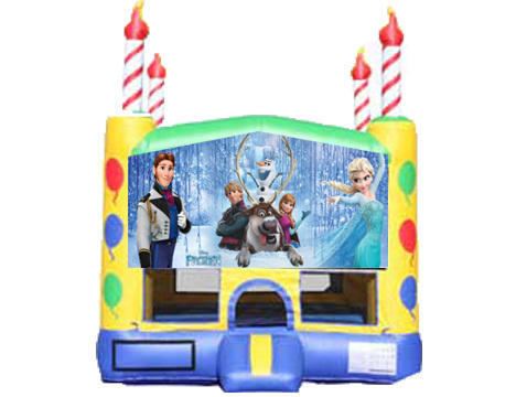 Candle Bounce House - Frozen Snow Day