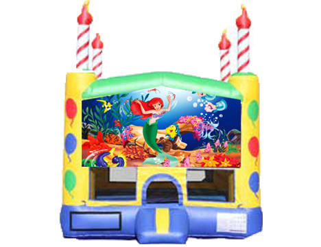 Candle Bounce House - Little Mermaid