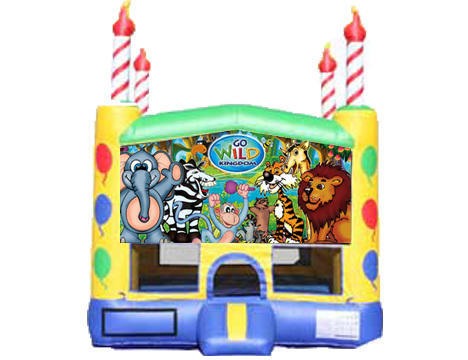 Candle Bounce House - Wild Kingdom