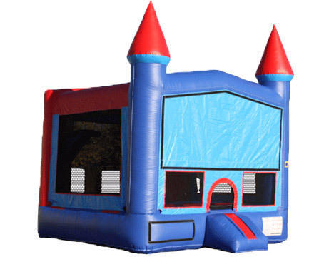 Blue & Red Castle Bounce House