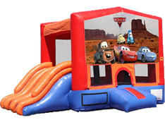 4-in-1 Combo with Double Slides - Cars (Dry)