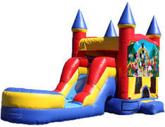 5-in-1 Castle Combo with Slide - Mickey & Friends (Dry)