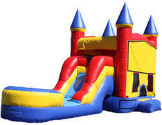 5-in-1 Castle Combo with Slide (Wet)