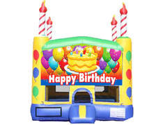 Candle Bounce House - Birthday Cake