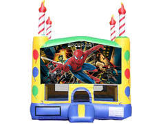 Candle Bounce House - Spiderman