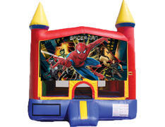 Mini Castle Bounce House - Spiderman