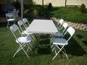 1 Tables/ 6 Chairs (Set)