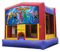 13x13 Power Rangers Bounce House