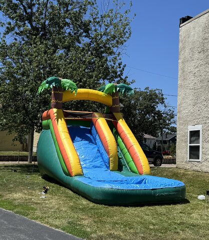 14 foot Tropical watwerslide