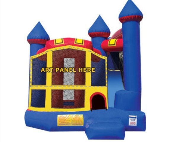 30-Backyard 3in1 -Castle/Bounce/Slide