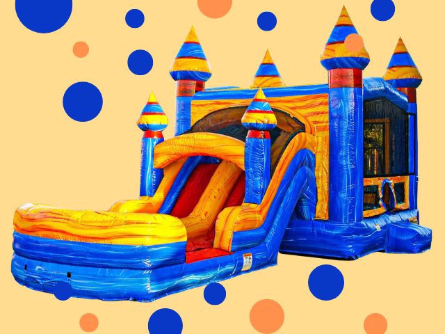 Artic Bounce House with Slide