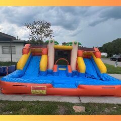 Toddler Tropical Island Slides