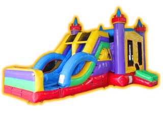 Lucky Bounce House with Slide