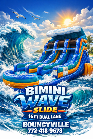 16ft Bimini Wave Dual Lane with Pool