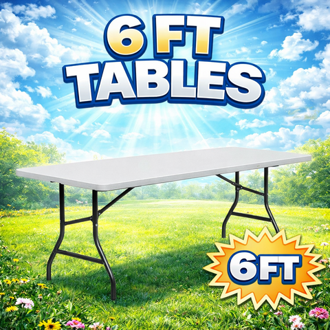 6ft Rectangular Table