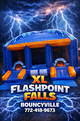 Flashpoint Falls XL Mega Dome Bounce House