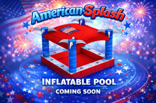 American Splash Inflatable Pool with Canopy