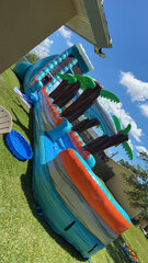 27ft Fiji Splash Slide w/ Slip and Slide and Pool