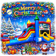 Christmas Bounce House Combo(Wet/Dry)