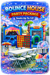 Bounce House Party Package (Seats 12)