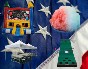 Red, White, and Bounce Package (Seats 12)