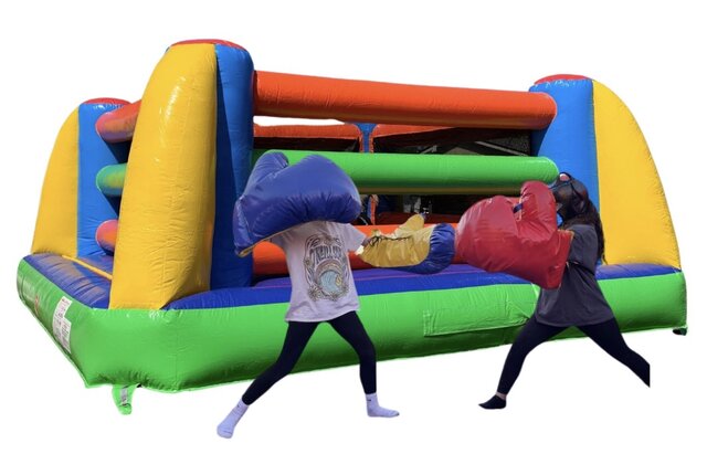 Bouncy Boxing Ring w/ Giant Gloves