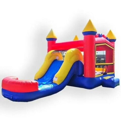 Combo 4-in-1 Bouncer with Dry Slide