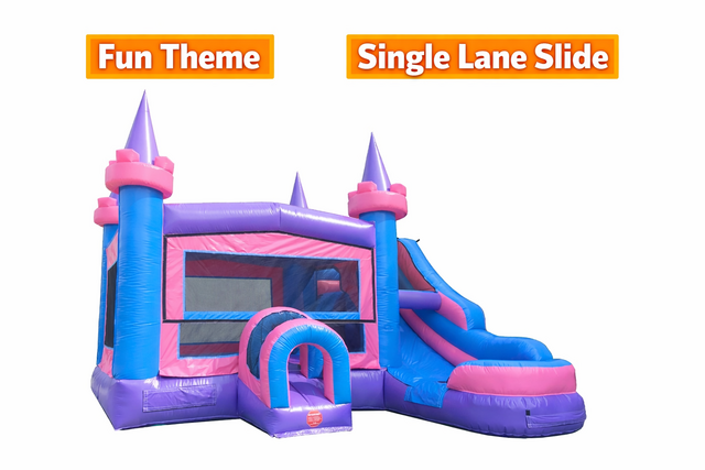  Princess K's Bounce House Slide Combo 