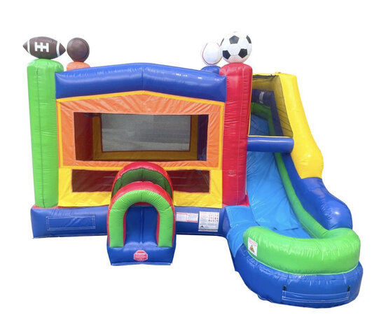 SPORTS CONNECTION ARENA bounce house slide combo