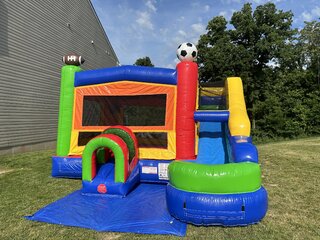 SPORTS CONNECTION ARENA Bounce House Slide Combo